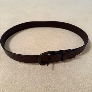 Lands End boys genuine leather belt size 10-12